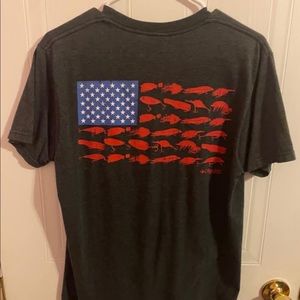 Mens shirts, most are medium a couple larges mixed in with them.